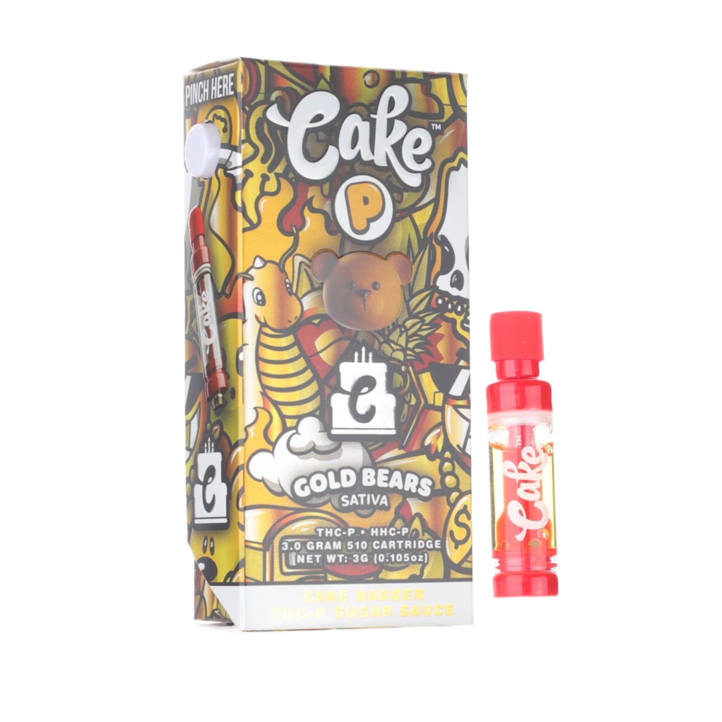 Cake Cartoon THC-P Sugar Sauce Cartridge 3000mg