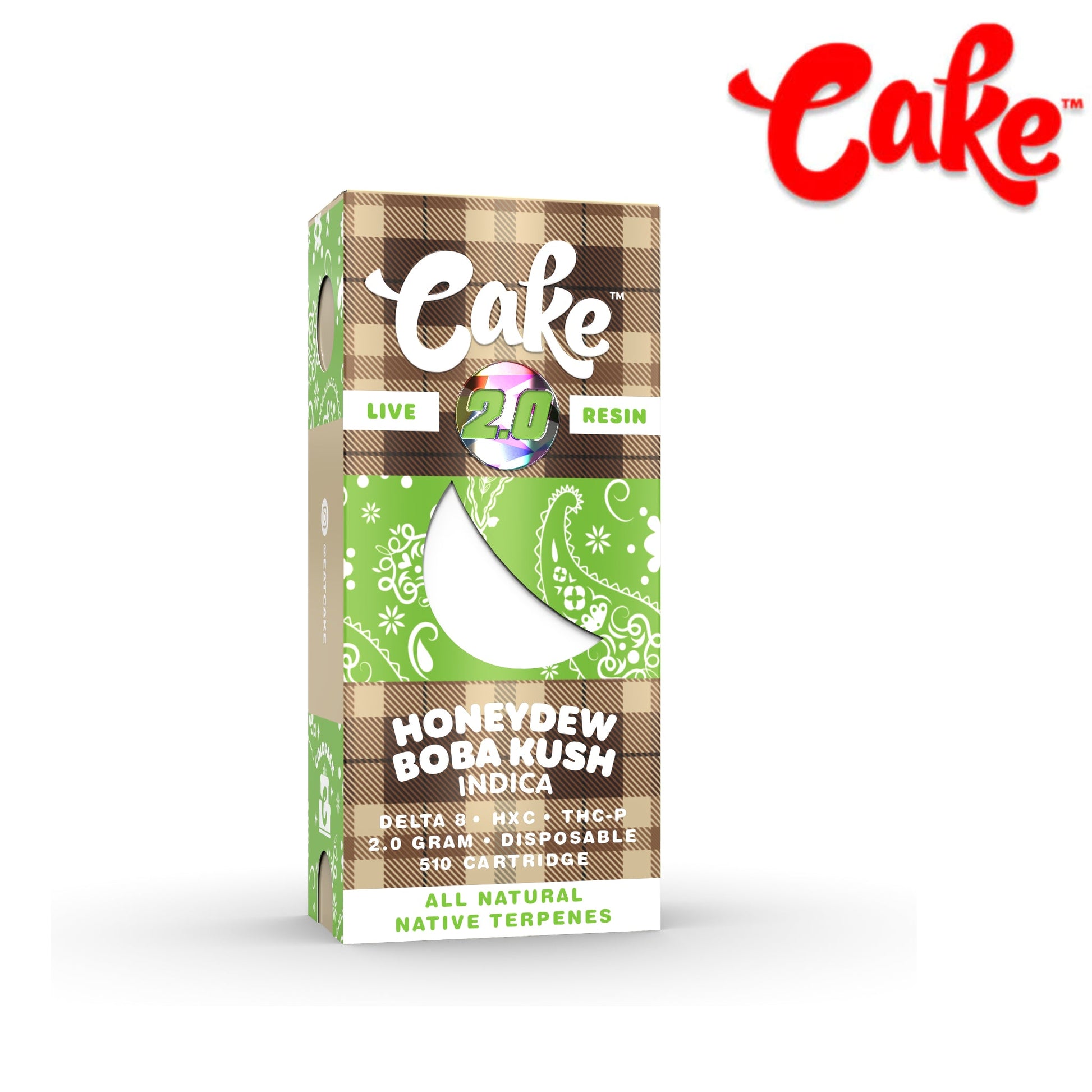 Cake Cold Pack Live Resin Vaporizer 2000mg