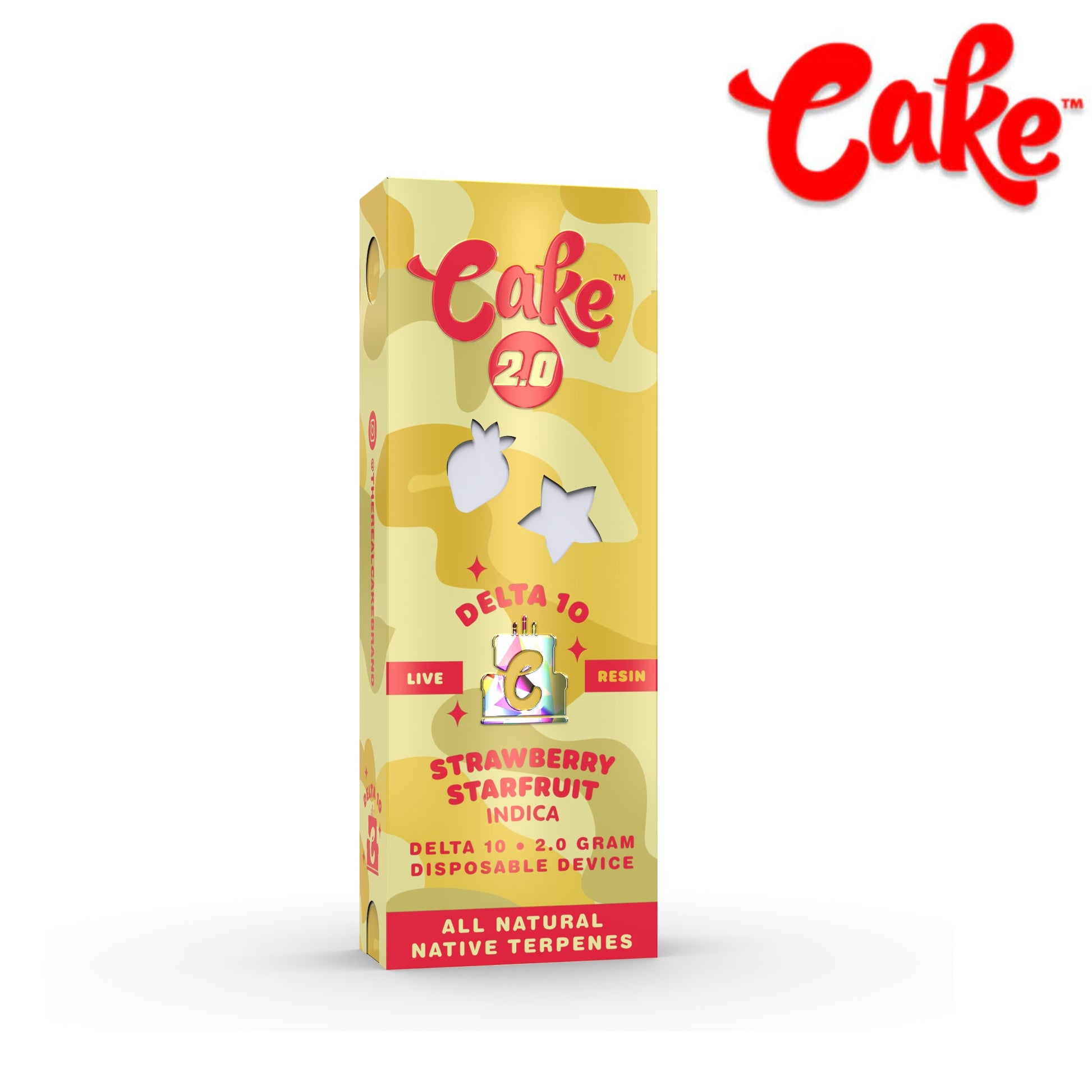 Cake Delta 10 Live Resin Vaporizer 2000mg