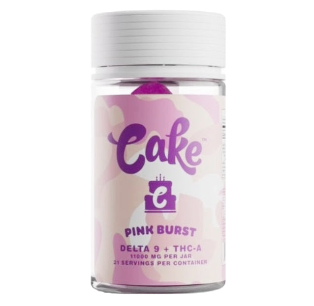 Cake Delta 9 THC-A Pink Burst Gummies 11000mg