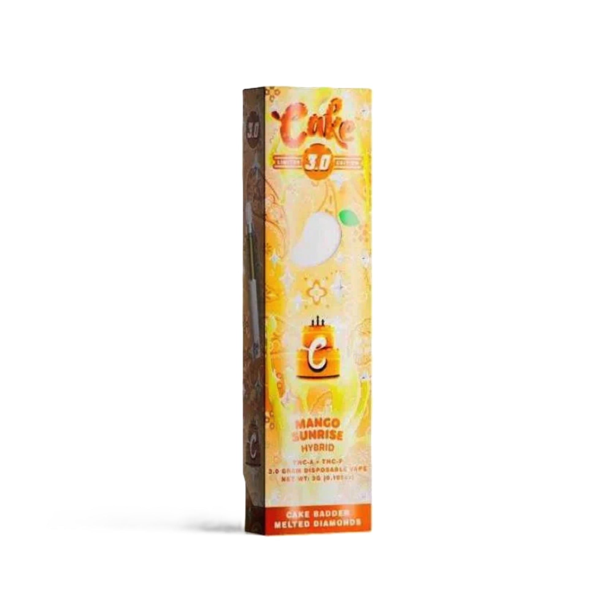 Cake Limited Edition THC-A THC-P Badder Melted Diamonds Vaporizer 3000mg