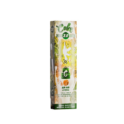 Cake Limited Edition THC-A THC-P Badder Melted Diamonds Vaporizer 3000mg