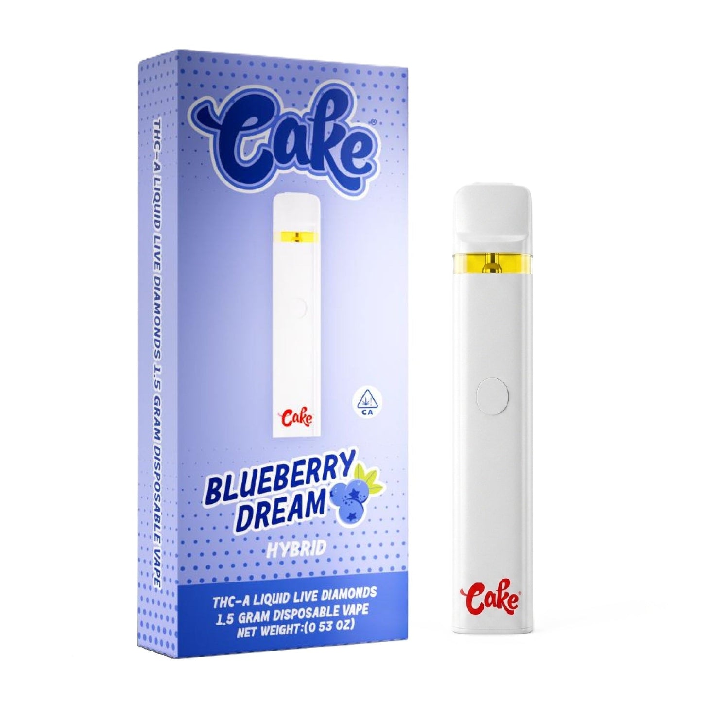Cake Liquid Live Diamonds THC-A Vaporizer 1500mg