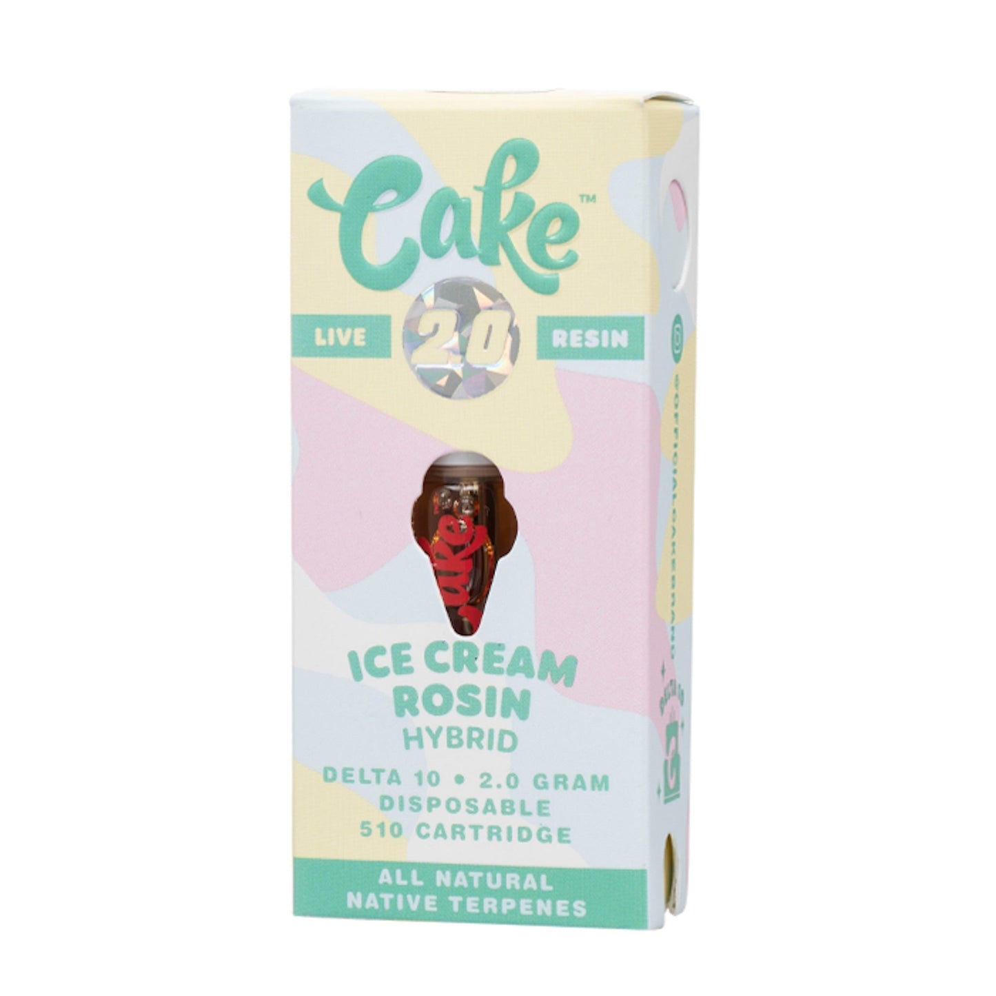 Cake Live Resin Delta 10 Cartridge 2000mg