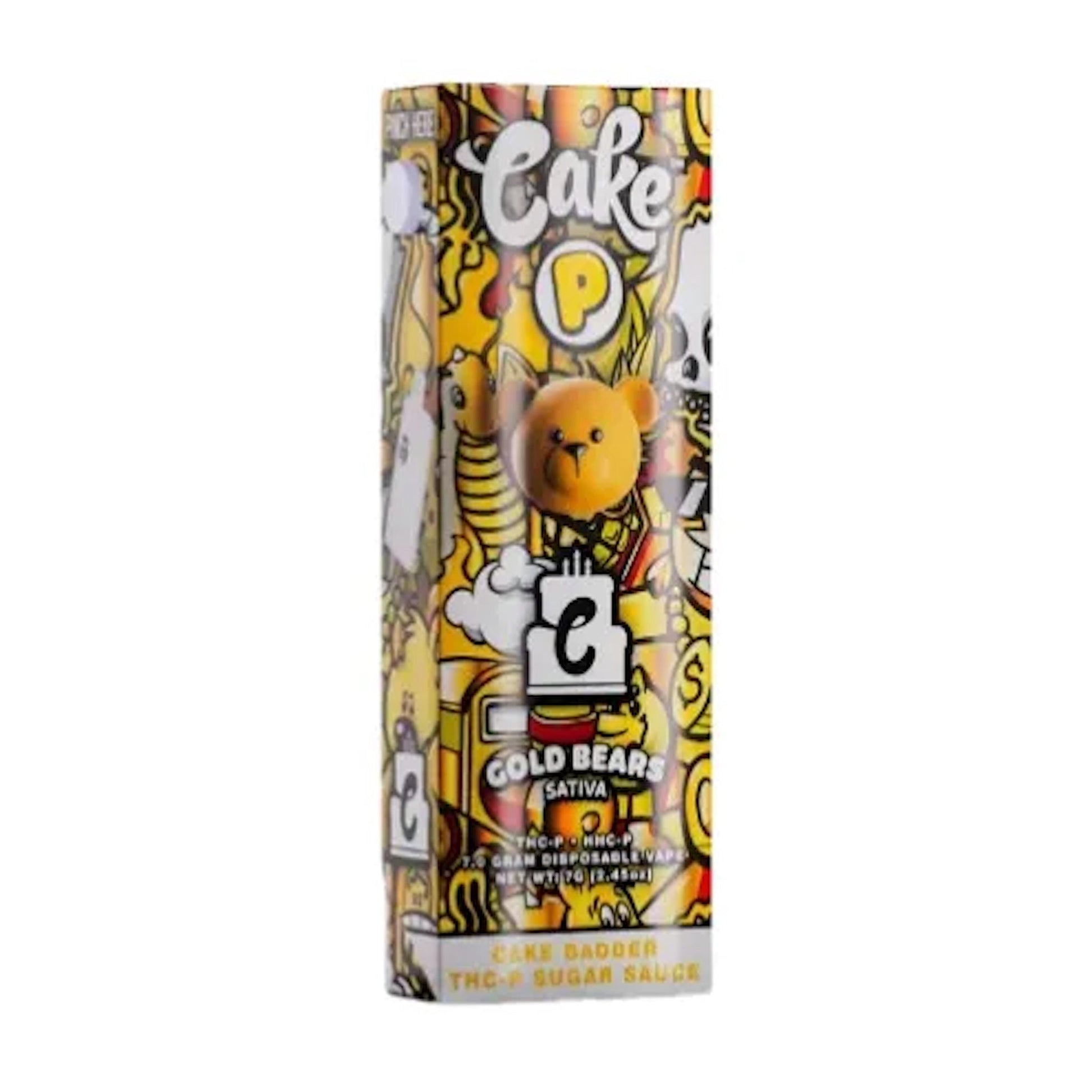 Cake P Badder THC-P Sugar Sauce Vaporizer 7000mg