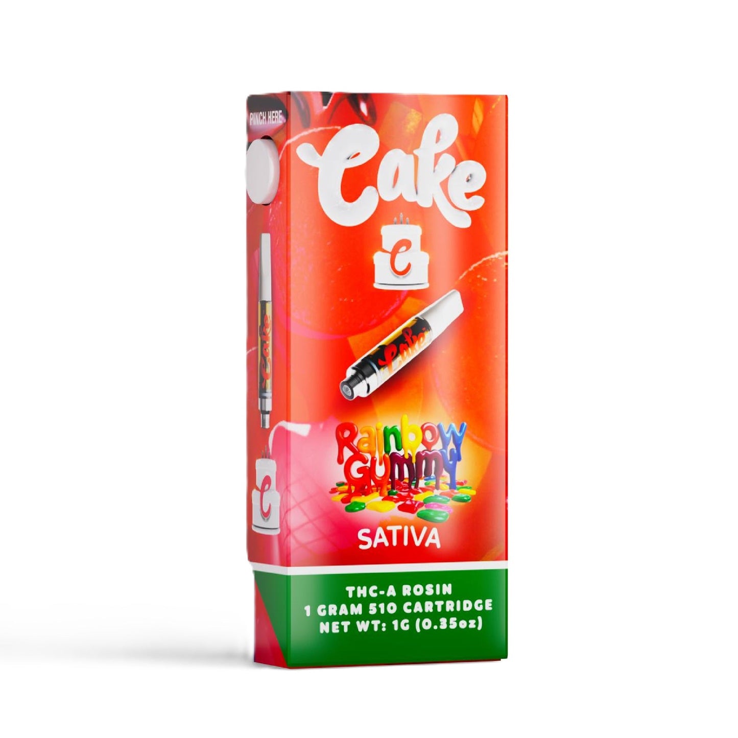 Cake THC-A Rosin Cartridge 1000mg