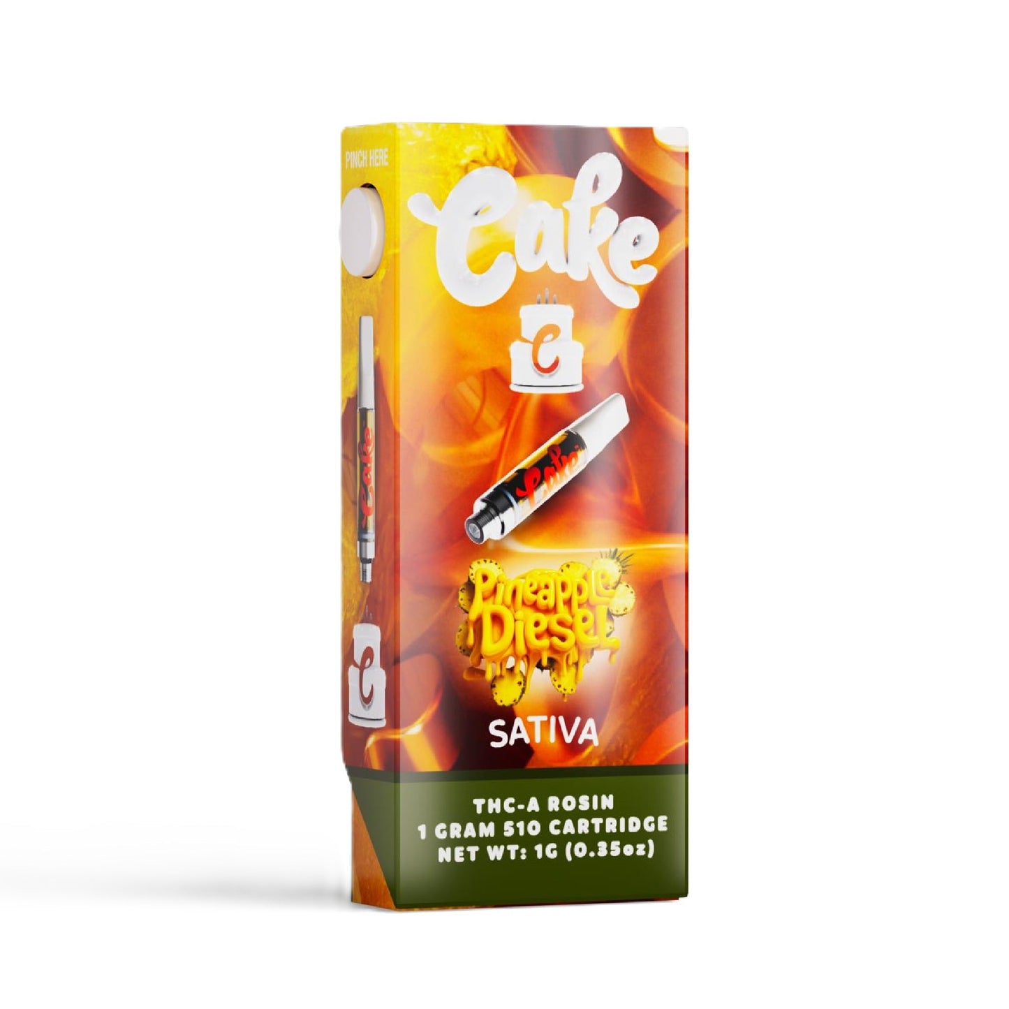 Cake THC-A Rosin Cartridge 1000mg