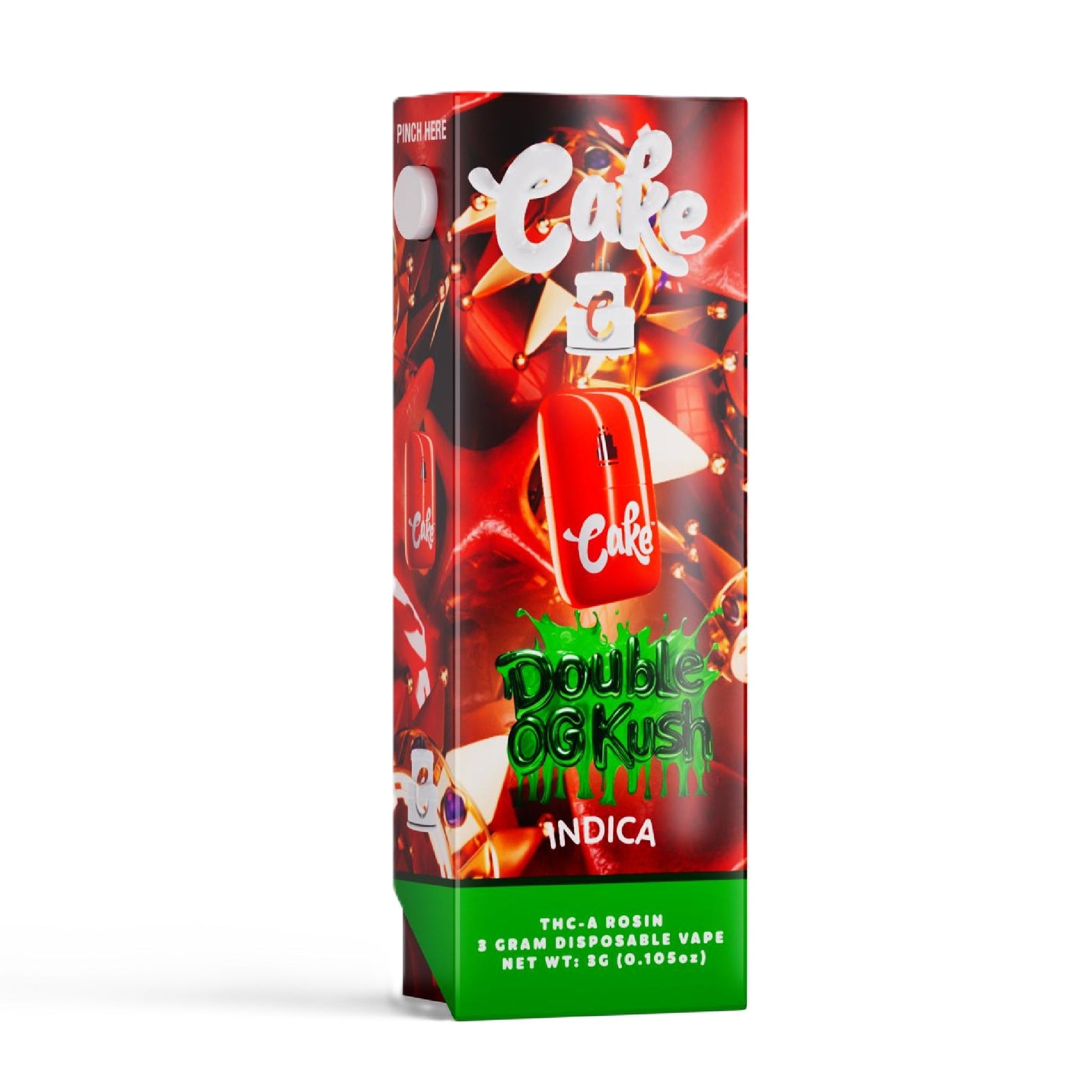 Cake THC-A Rosin Vaporizer 3000mg