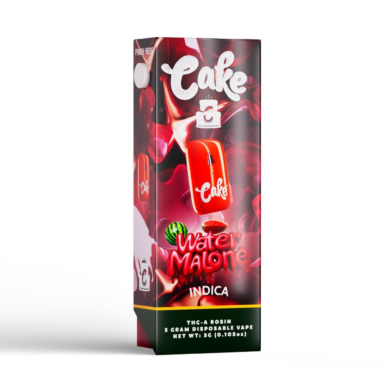 Cake THC-A Rosin Vaporizer 3000mg
