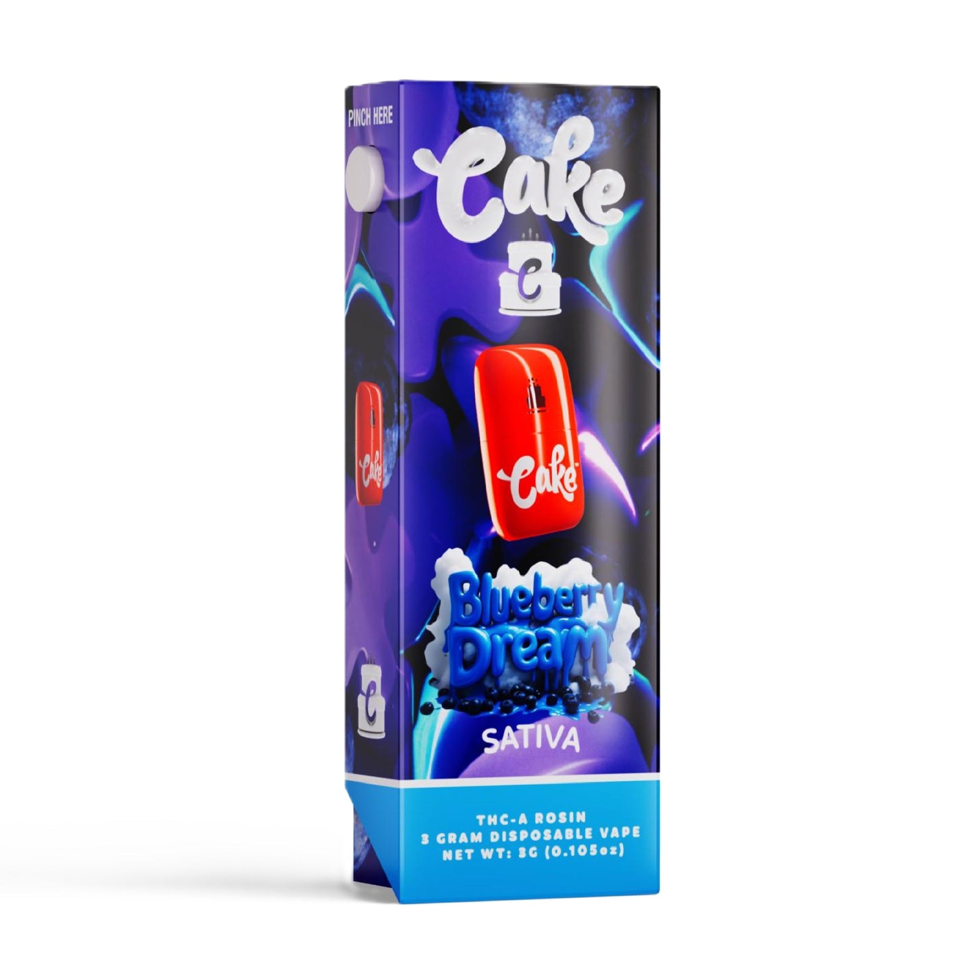 Cake THC-A Rosin Vaporizer 3000mg