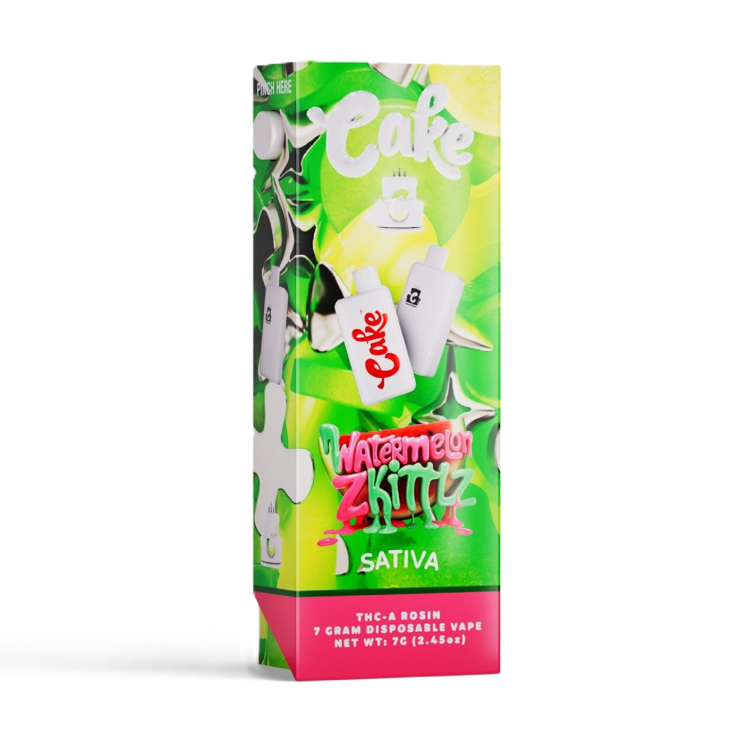 Cake THC-A Live Rosin Vaporizer 7000mg