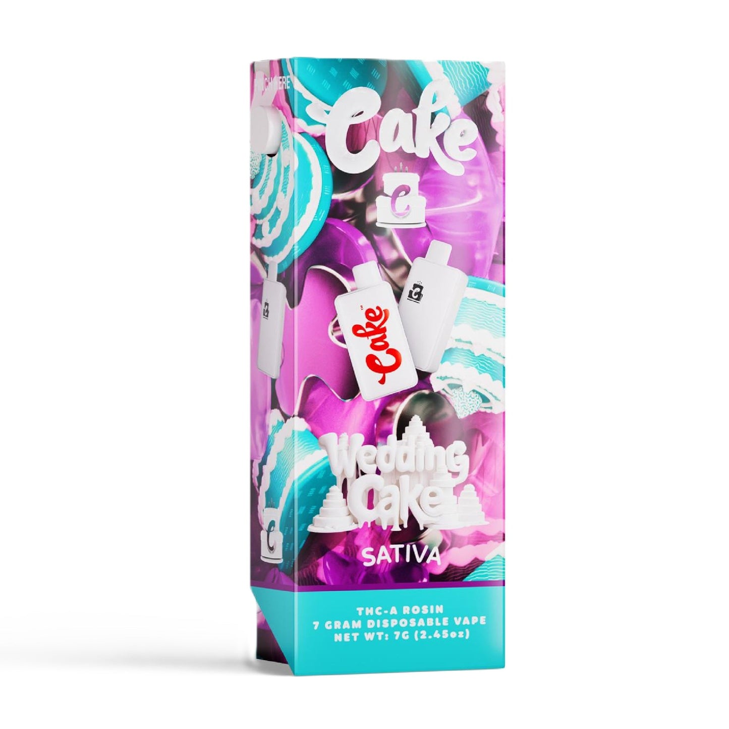 Cake THC-A Live Rosin Vaporizer 7000mg