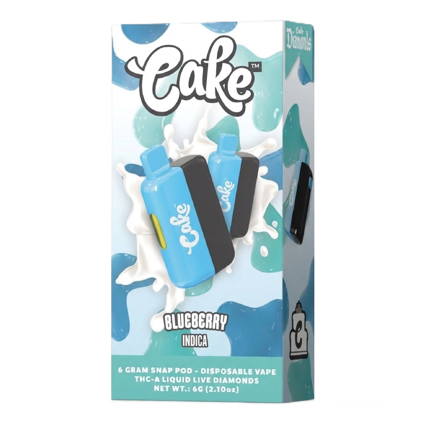 Cake THC-A Liquid Live Diamonds Vaporizer 6000mg