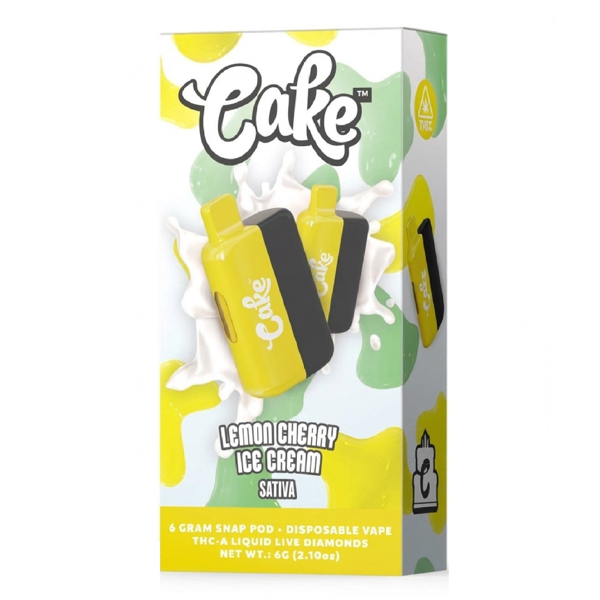 Cake THC-A Liquid Live Diamonds Vaporizer 6000mg