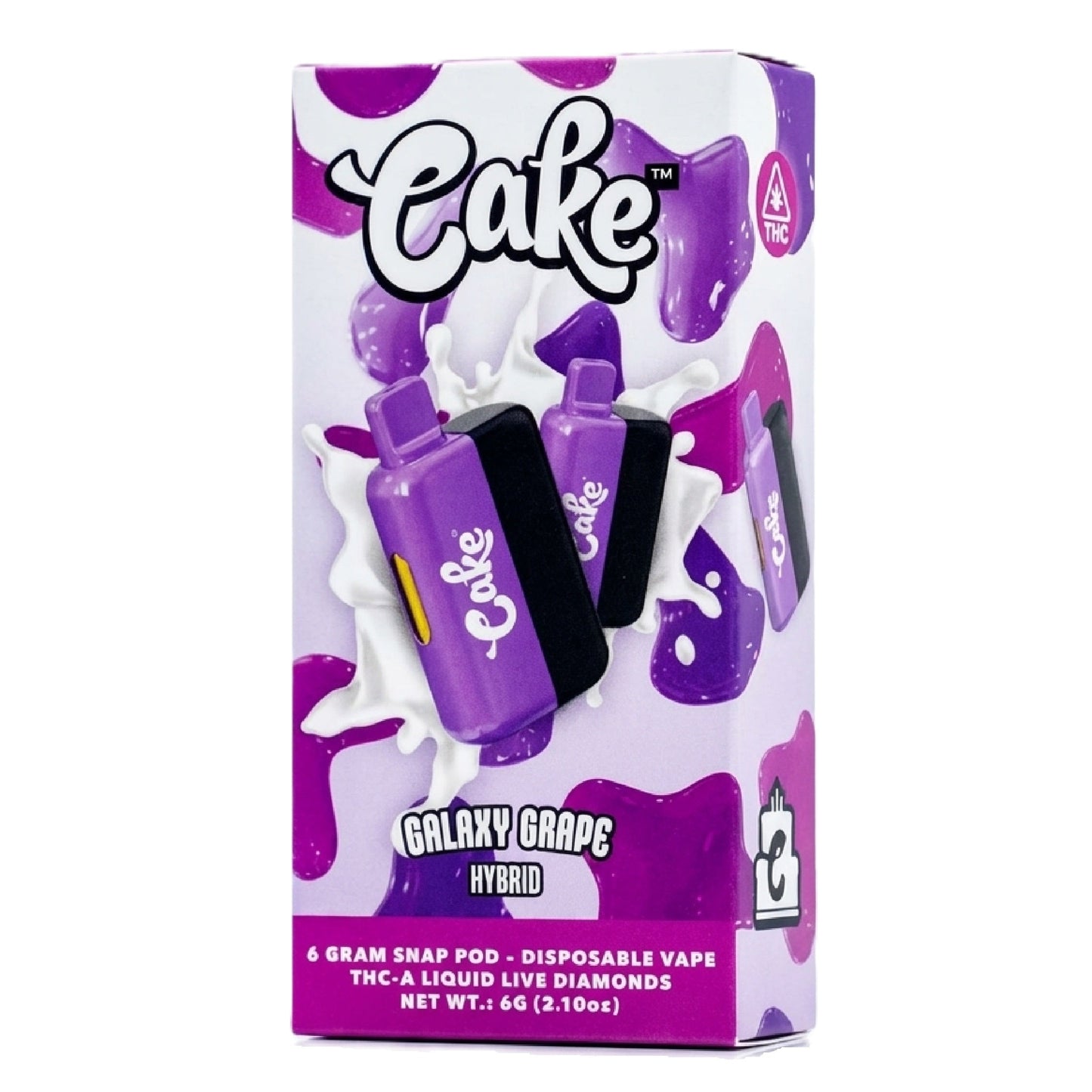 Cake THC-A Liquid Live Diamonds Vaporizer 6000mg
