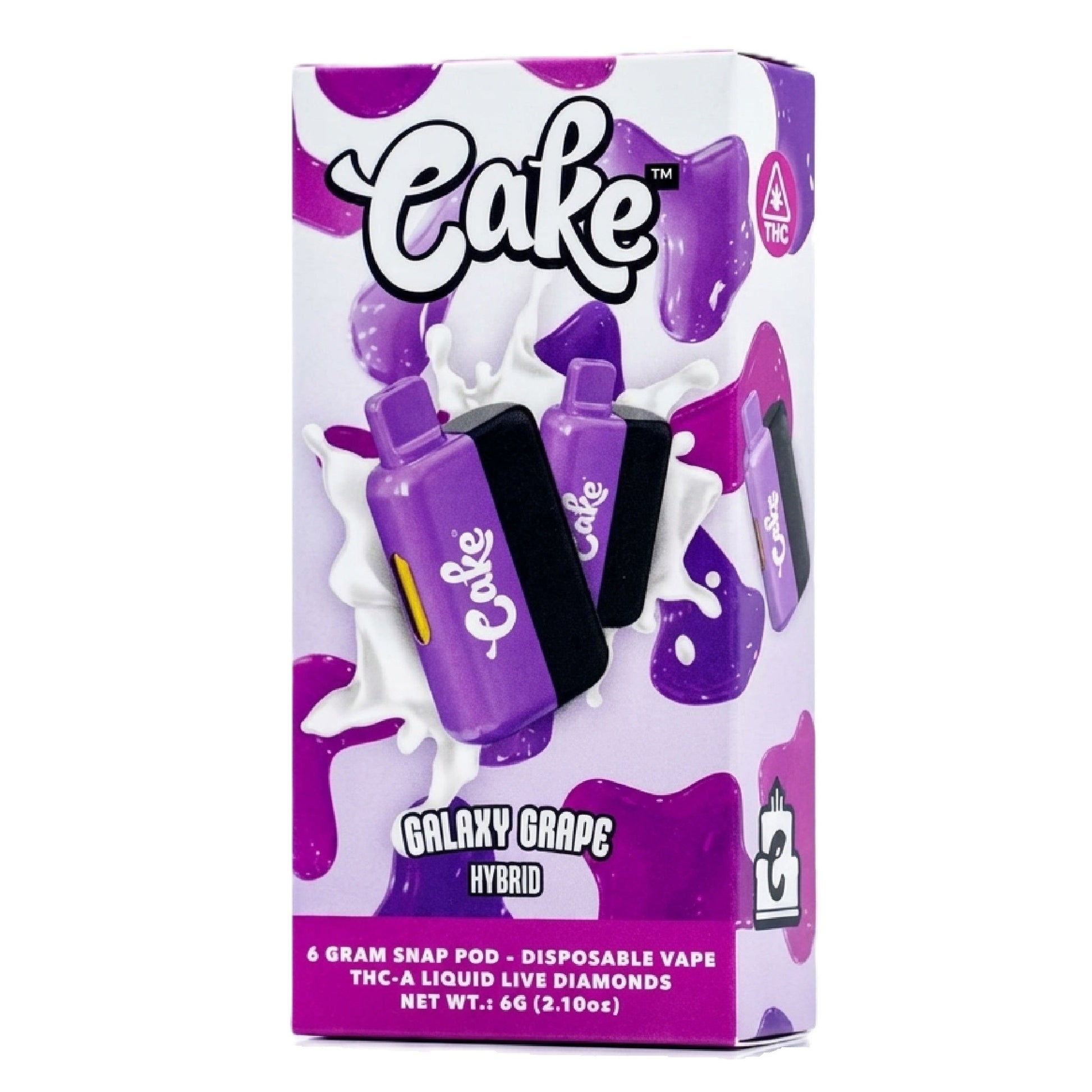 Cake THC-A Liquid Live Diamonds Vaporizer 6000mg