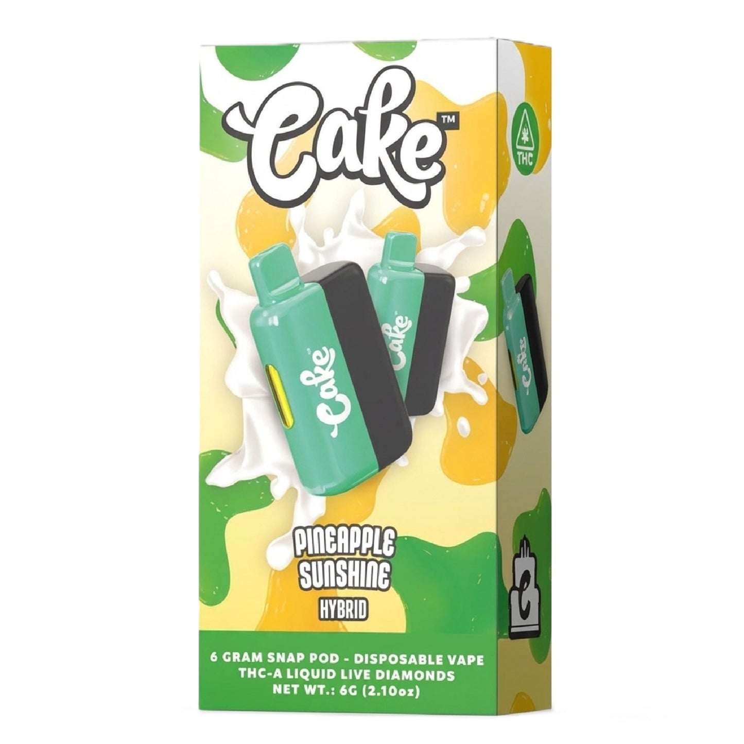 Cake THC-A Liquid Live Diamonds Vaporizer 6000mg