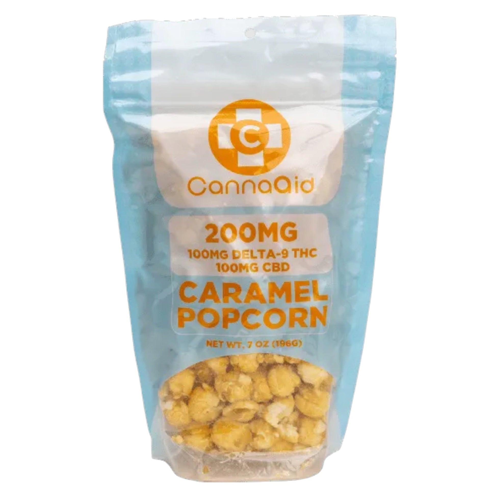 CannaAid Delta 9 CBD Caramel Popcorn 200mg