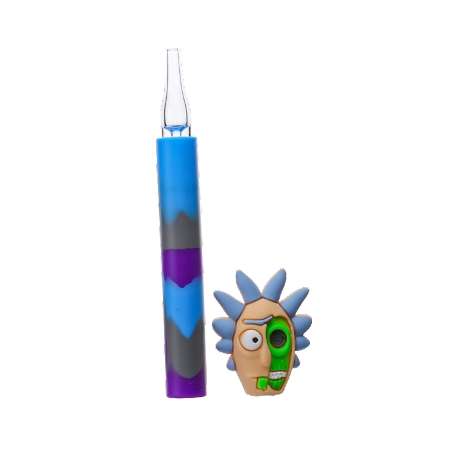Cartoon Universe Dab Straw 6in Silicone