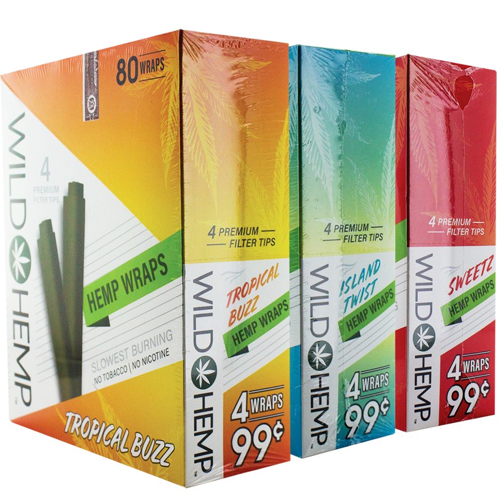 Wild Hemp Hemp Wraps | 4pc | 20pk