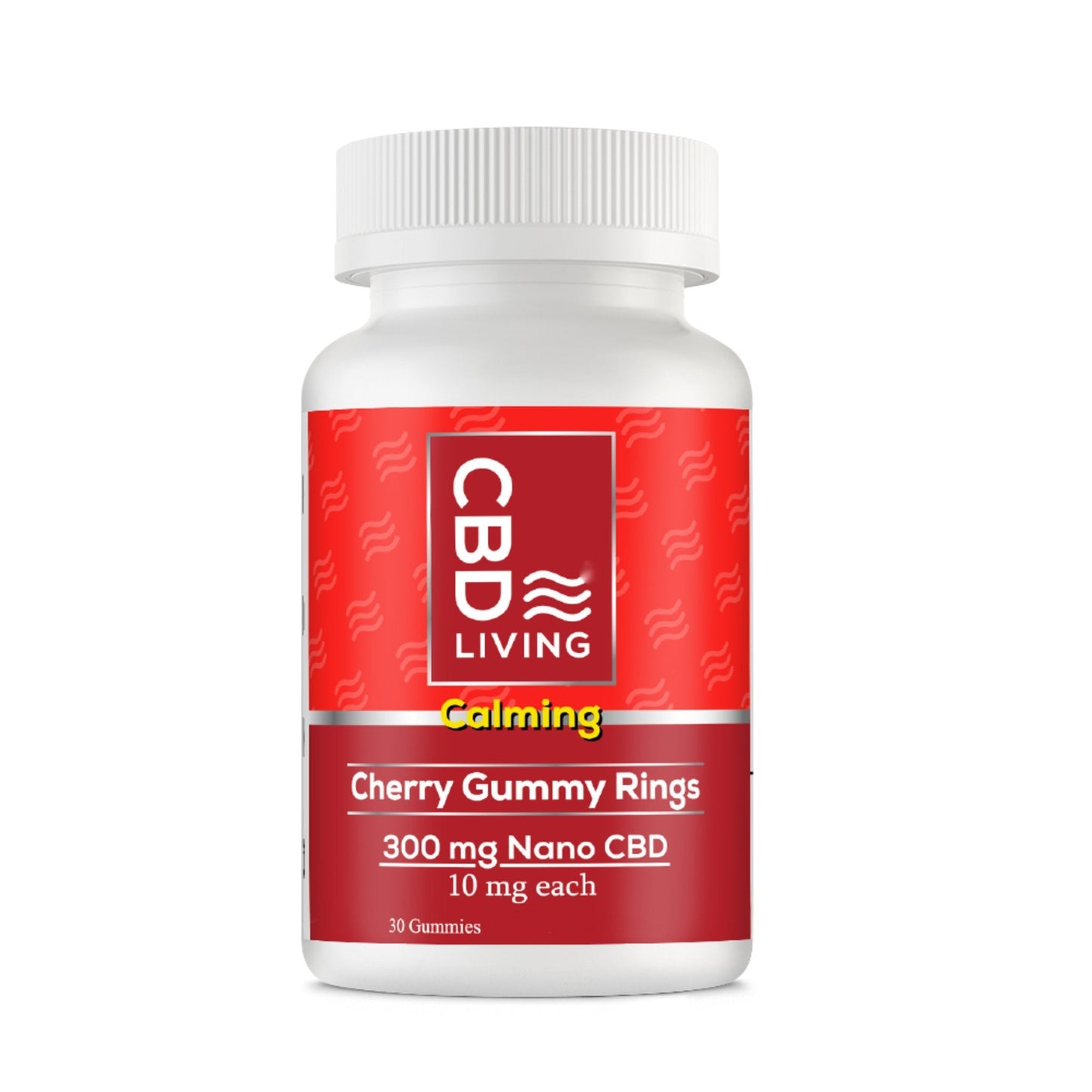 CBD Living Gummy Rings 30ct 10mg Apple Cherry