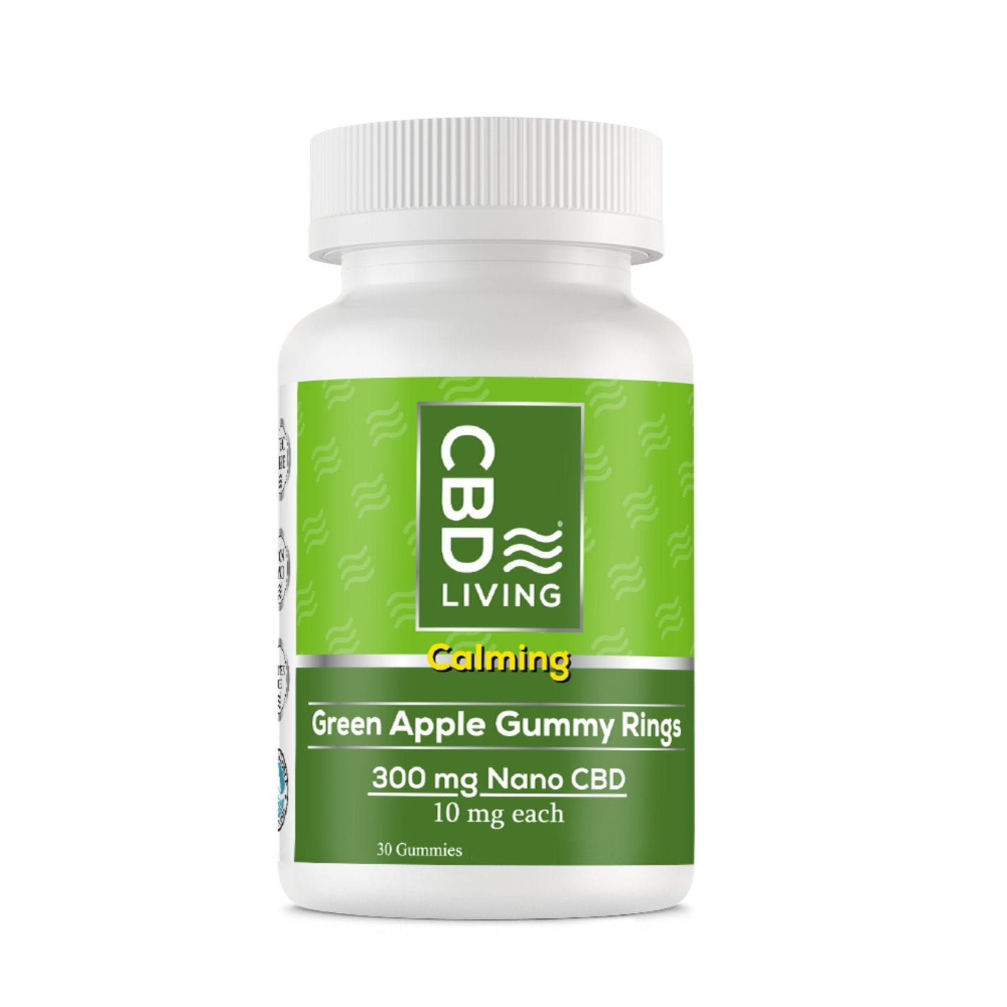 CBD Living Gummy Rings 30ct 10mg Apple Cherry
