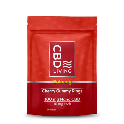 CBD Living Gummy Rings 30ct 10mg Apple Cherry