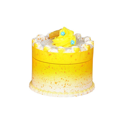 6CT - SeshGear Zinc & Resin Cake Grinder - 3pc / 2.7" / Assorted Styles