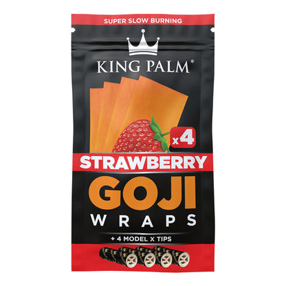 King Palm Goji Wraps & Filter Tips | 4pk | 15pc