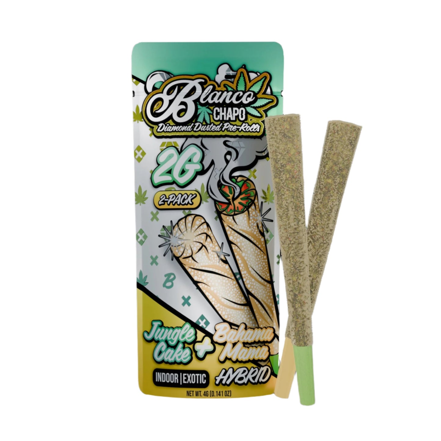 Chapo Blanco Diamond Dusted THC-A Duo Pre-Roll 2g