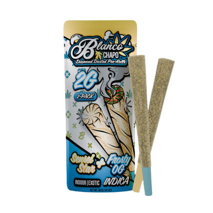 Chapo Blanco Diamond Dusted THC-A Duo Pre-Roll 2g