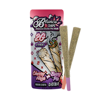 Chapo Blanco Diamond Dusted THC-A Duo Pre-Roll 2g