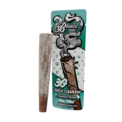 Chapo Blanco THC-A Cannon Diamond Dusted Blunt 3g