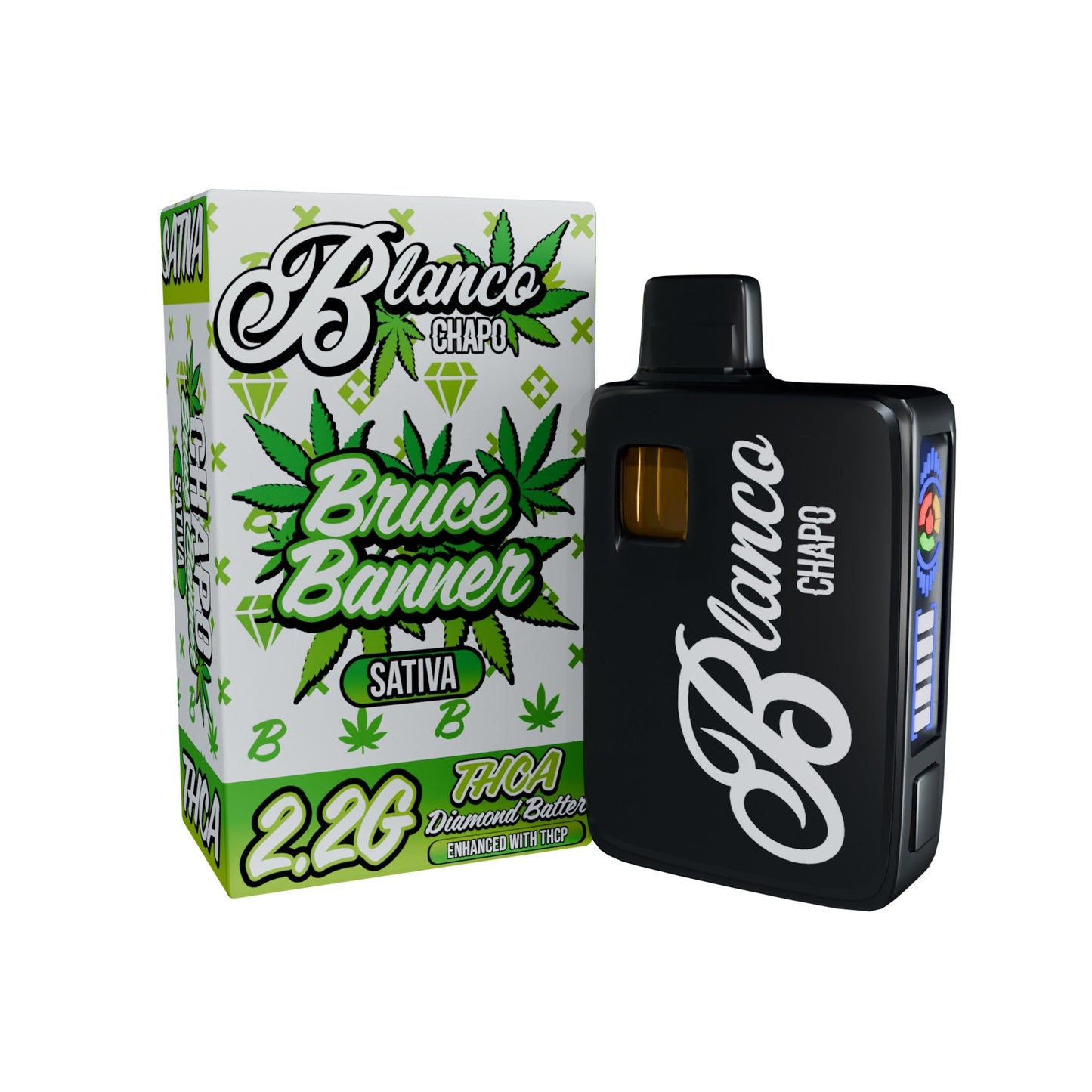 Chapo Blanco THC-A Diamond Batter Vaporizer 2200mg