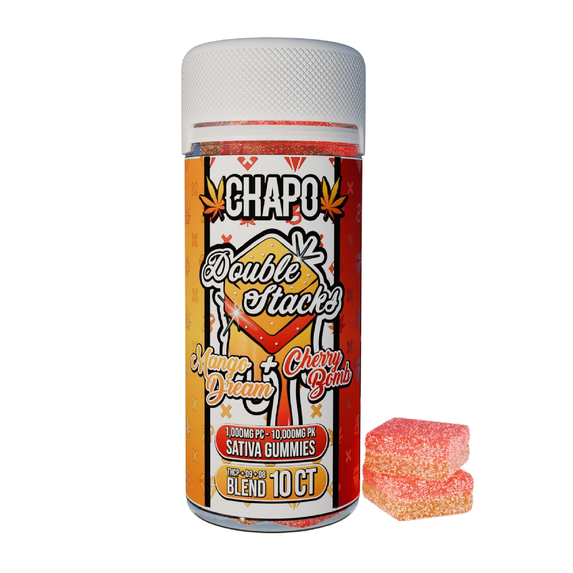 Chapo Double Stacks THC-P Gummy Jar 10000mg