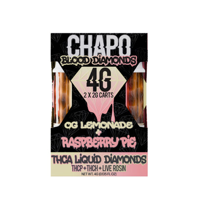 Chapo Liquid Diamonds Duo THC-A Cartridge 4000mg