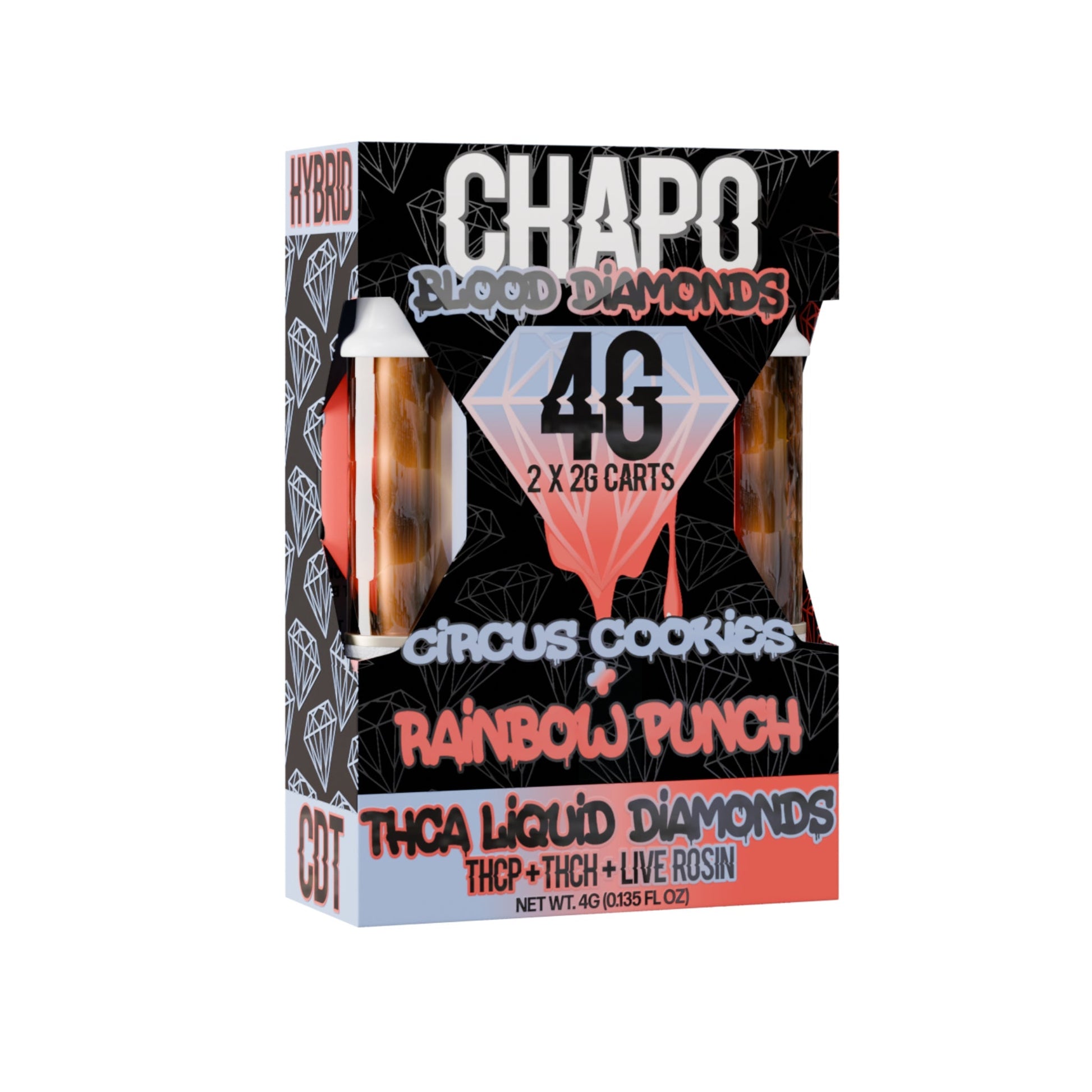 Chapo Liquid Diamonds Duo THC-A Cartridge 4000mg