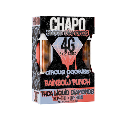 Chapo Liquid Diamonds Duo THC-A Cartridge 4000mg