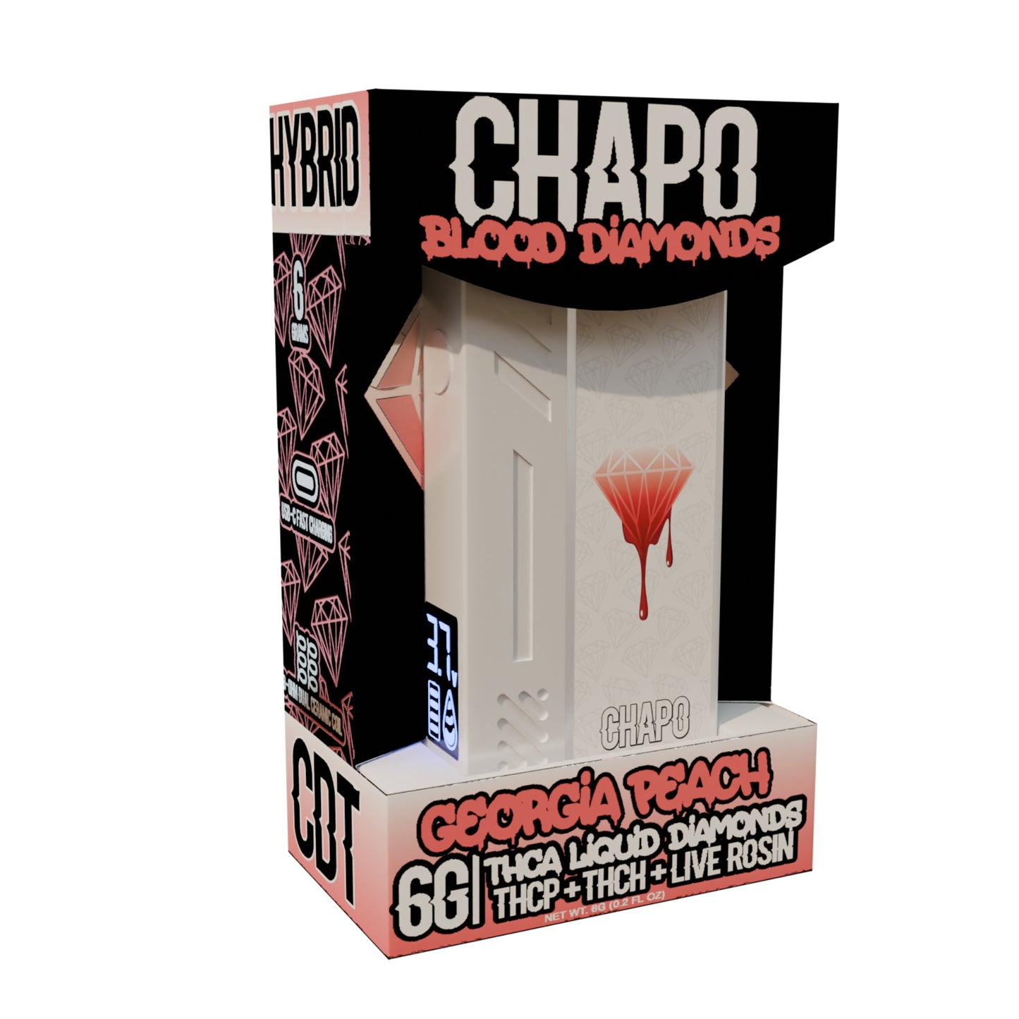 Chapo Liquid Diamonds THC-A Vaporizer 6000mg