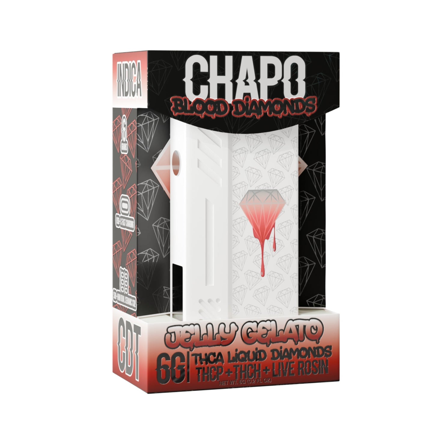 Chapo Liquid Diamonds THC-A Vaporizer 6000mg