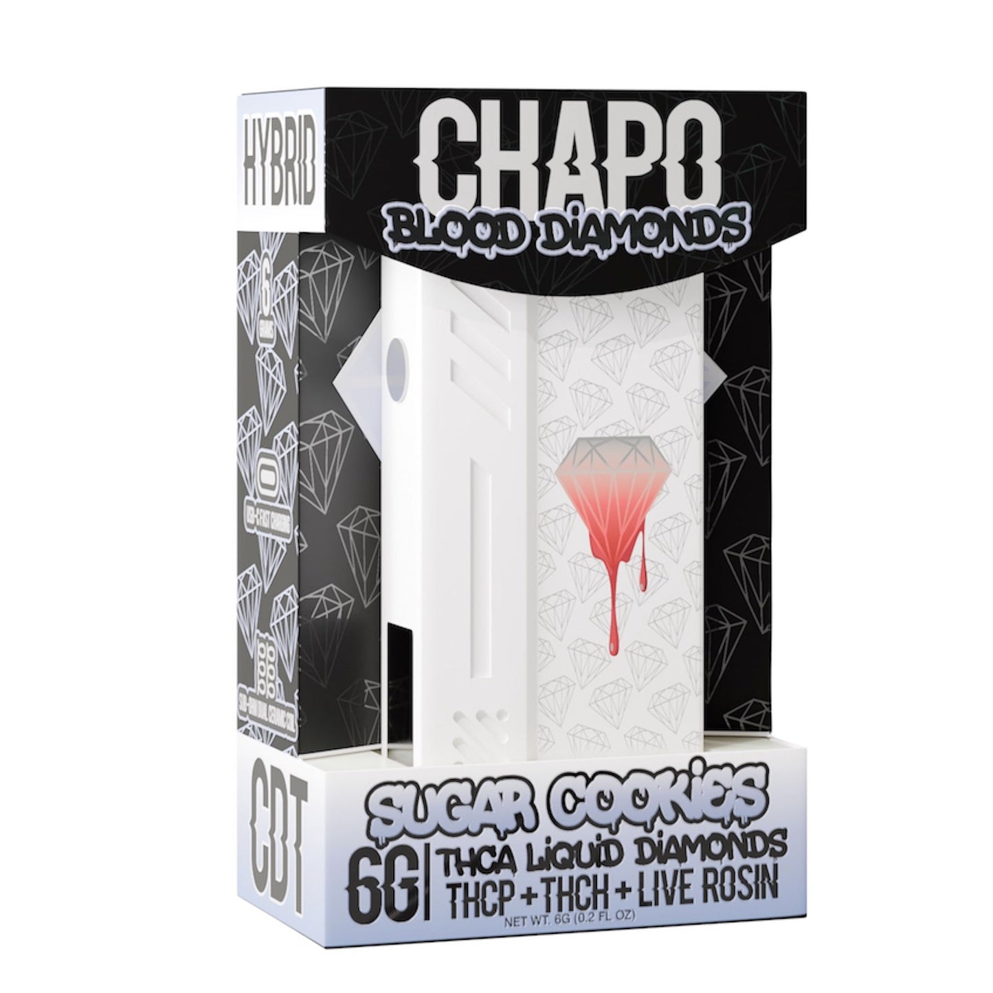 Chapo Liquid Diamonds THC-A Vaporizer 6000mg