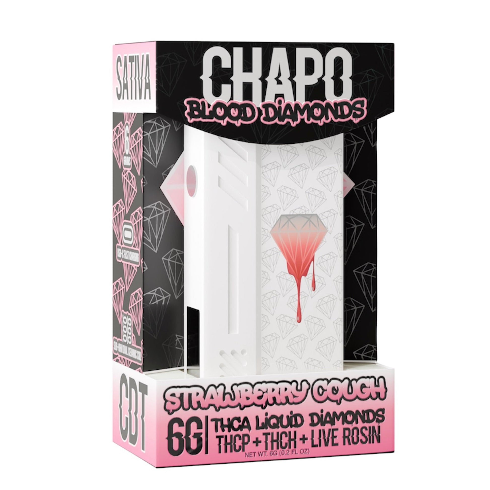 Chapo Liquid Diamonds THC-A Vaporizer 6000mg