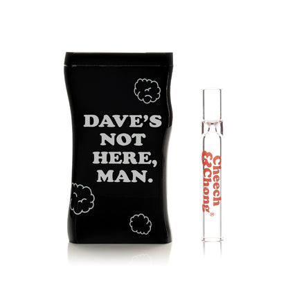 Cheech and Chong Dugout With Taster 4in Borosilicate Glass Pipe