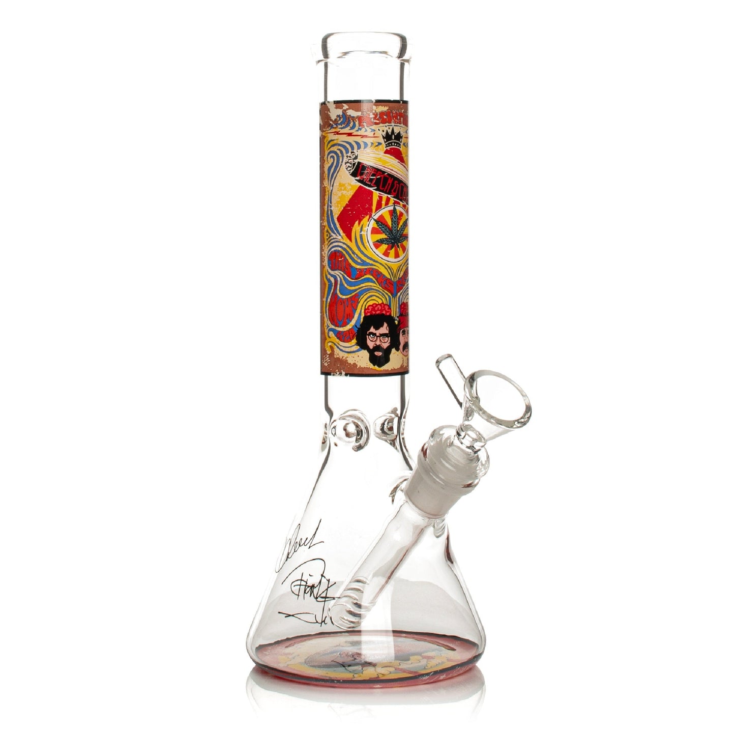 Cheech & Chong Glass 420 Mind Beaker Bong 10in
