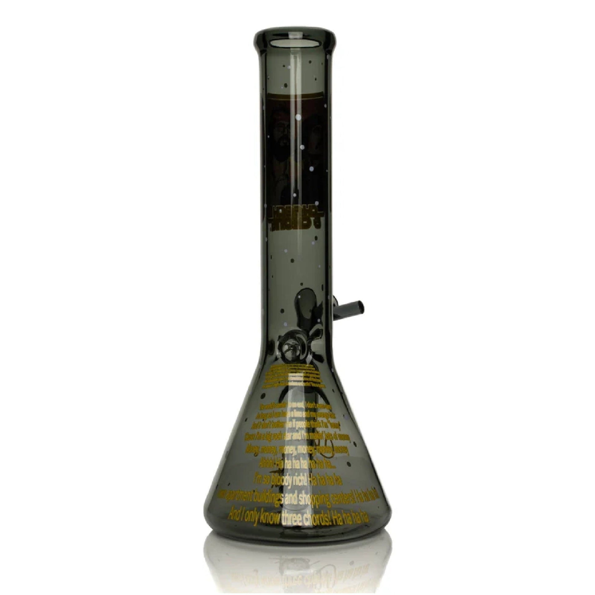 Cheech & Chong Glass Stoners in Space Beaker Bong 10in