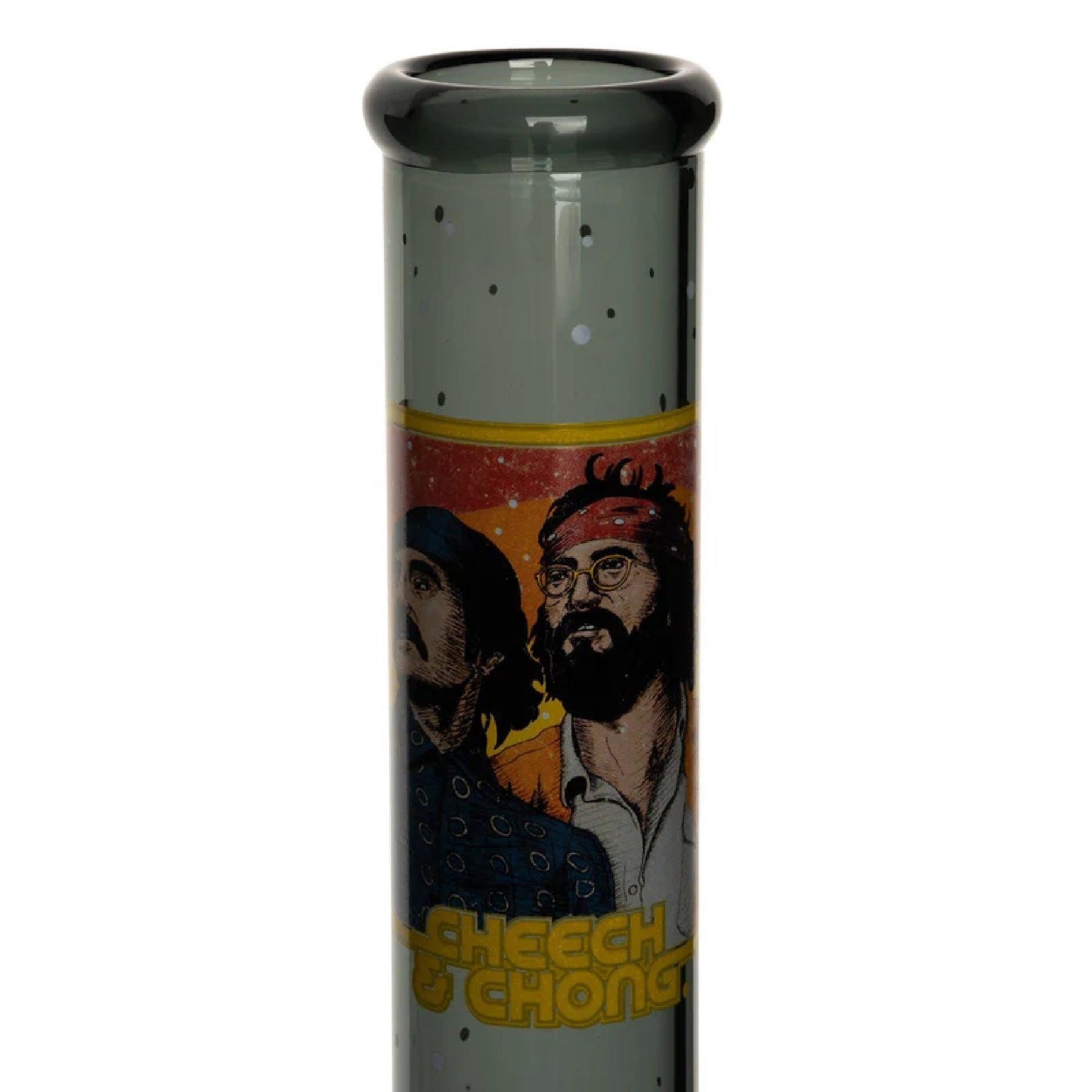 Cheech & Chong Glass Stoners in Space Beaker Bong 10in