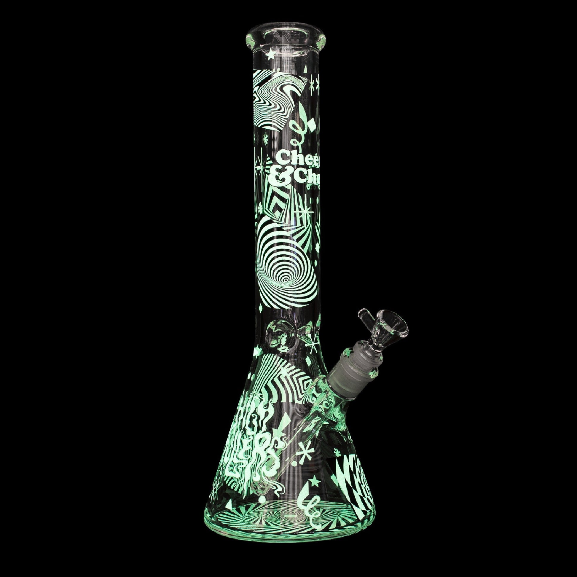 Cheech & Chong Optical Illusion GitD Bong 15in