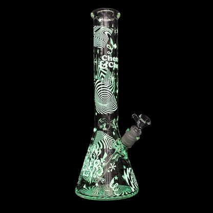 Cheech & Chong Optical Illusion GitD Bong 15in
