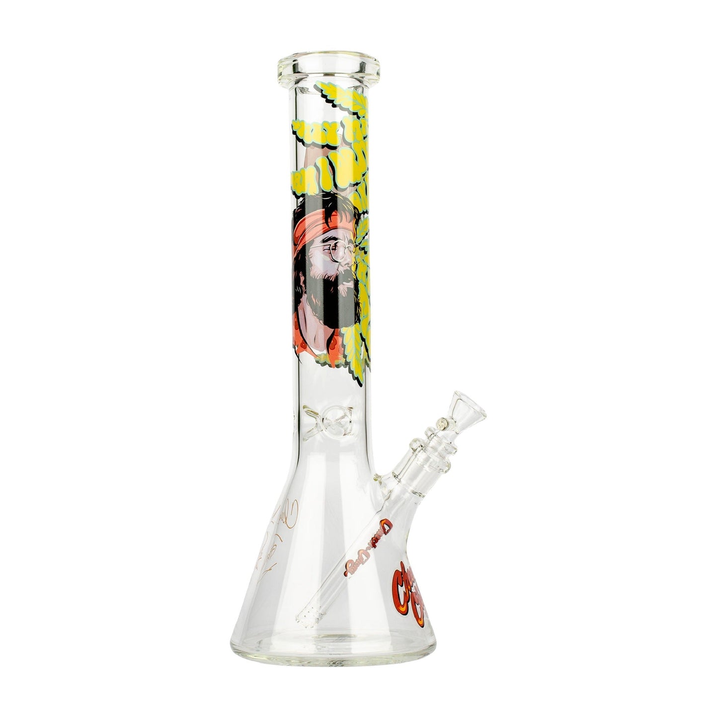 Cheech & Chong Parked Beaker Bong 15in