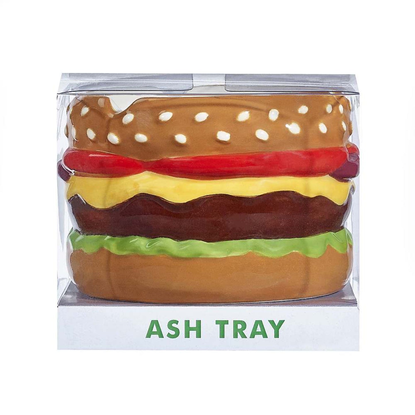 Fashioncraft Cheeseburger Ashtray 4in Ceramic